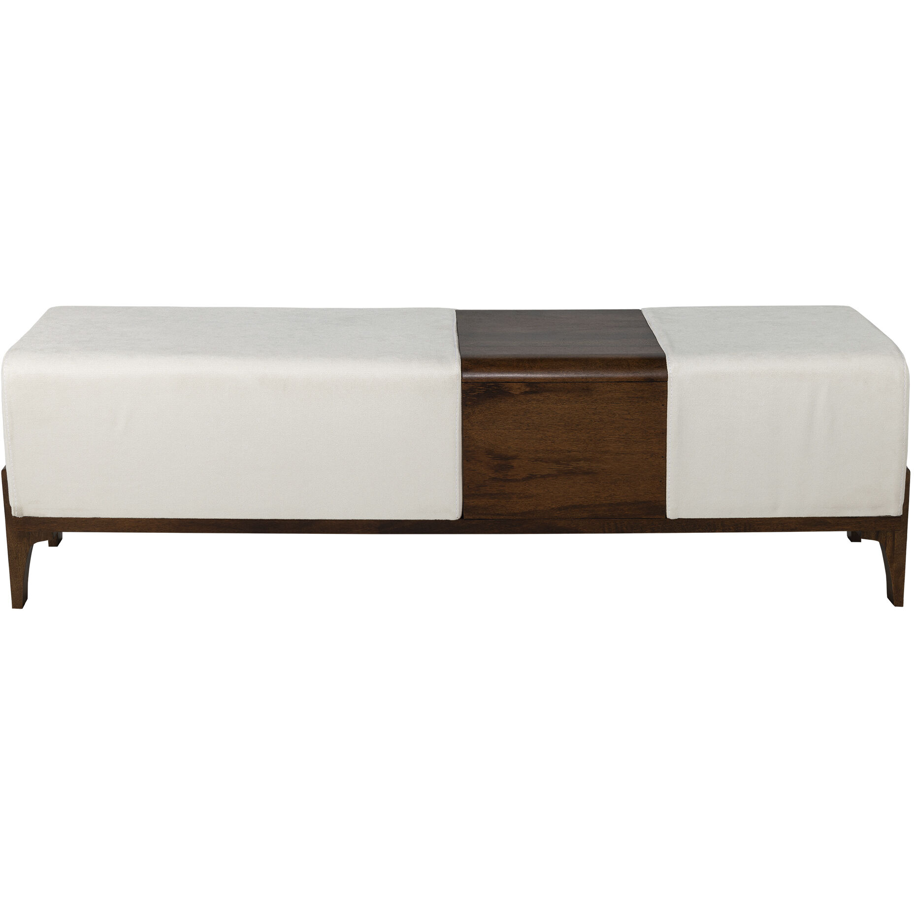 Noah 18 inch Medium Brown Ottoman