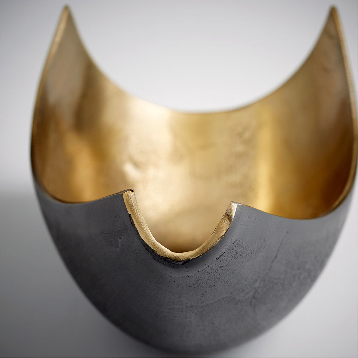 Boema Matt Black And Gold Tray