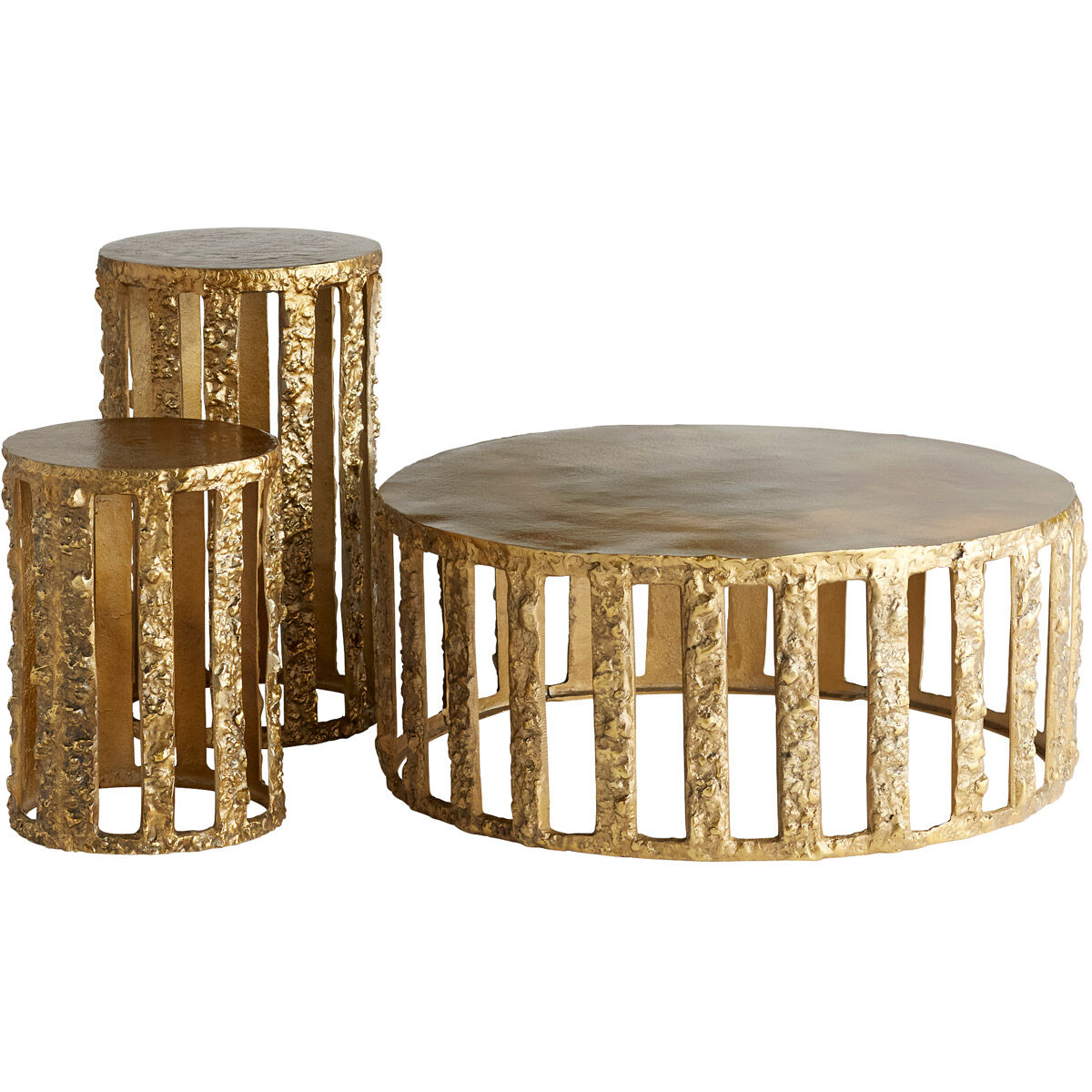Lucila 13 inch Gold Accent Table, Small