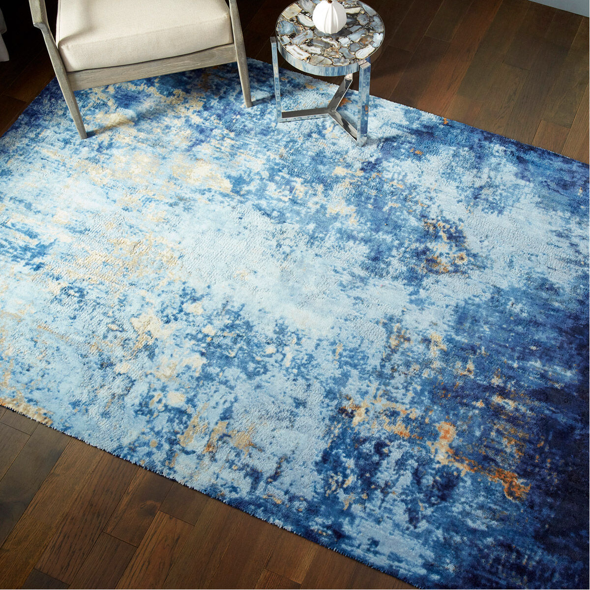 Astoria Weathered Oak And Tan Chair