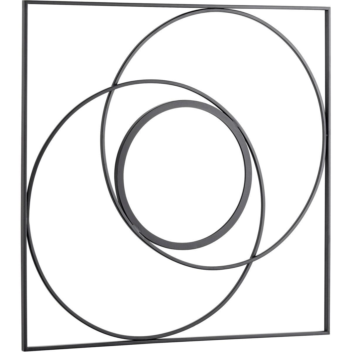 Uberlappen Graphite Wall Art