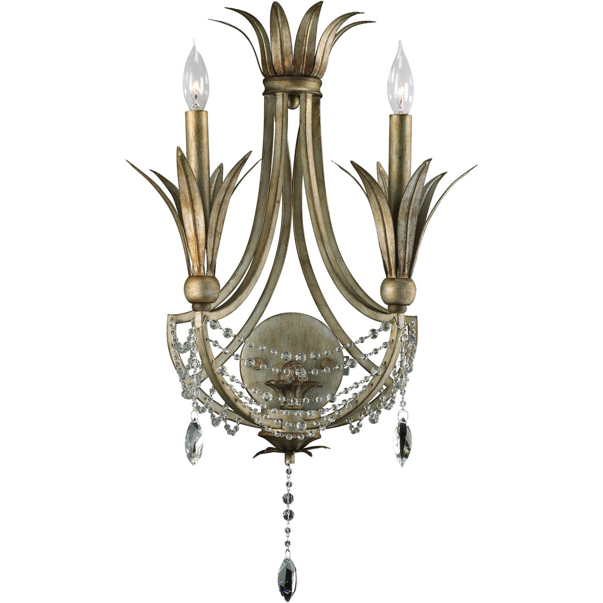 Luciana 2 Light 14 inch St. Regis Bronze Wall Bracket Wall Light