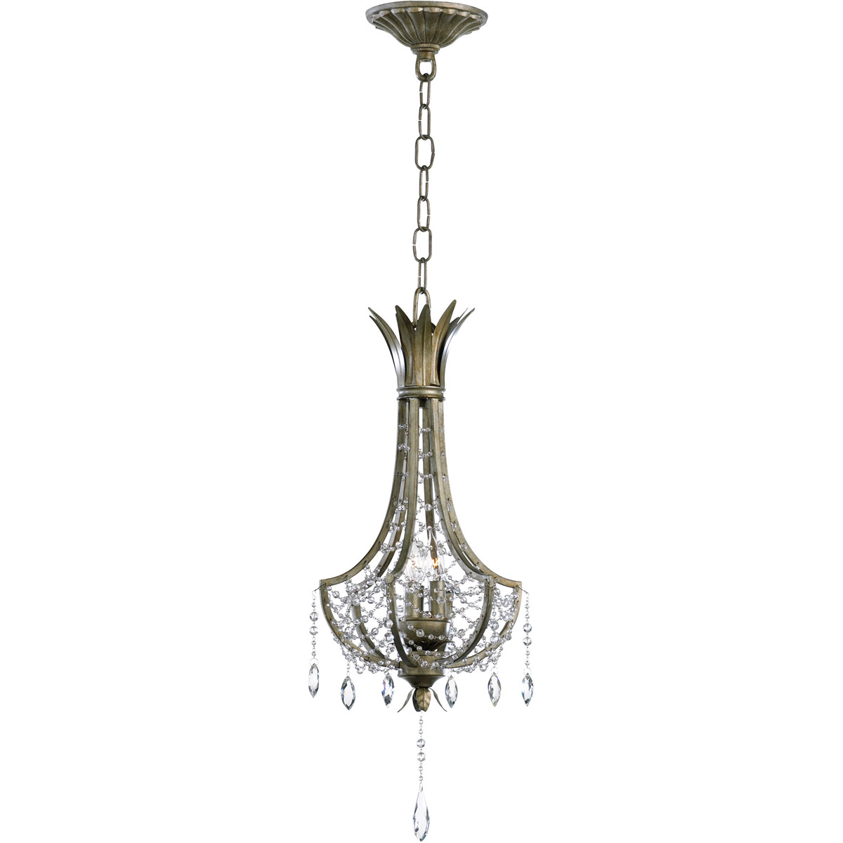 Luciana 3 Light 12 inch St. Regis Bronze Pendant Ceiling Light