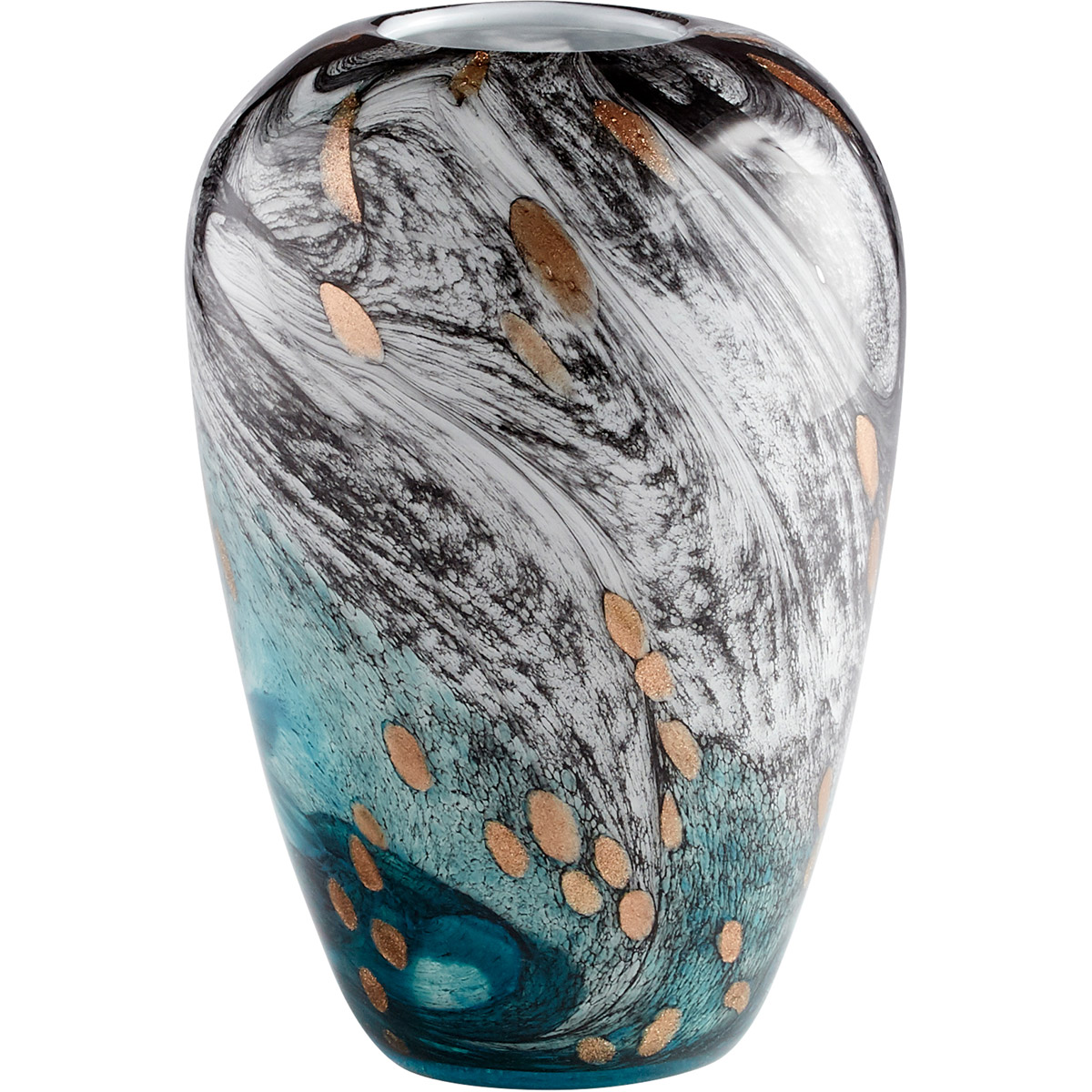 Prismatic 11 X 7.5 inch Vase, Medium