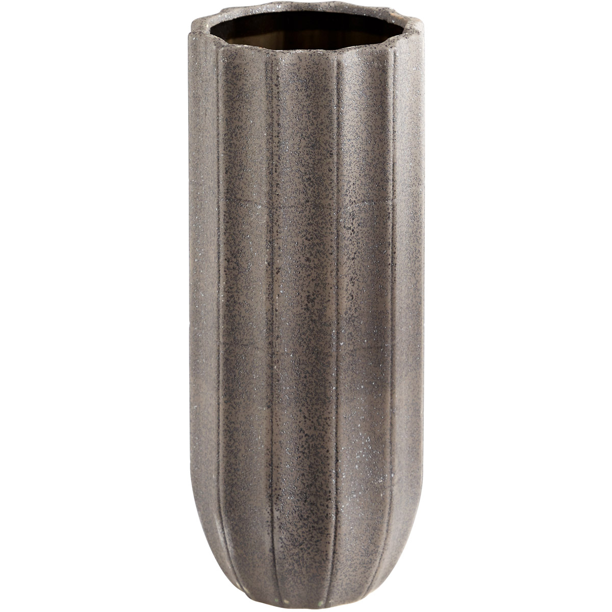 Brutalist 16.5 X 6.5 inch Vase, Large