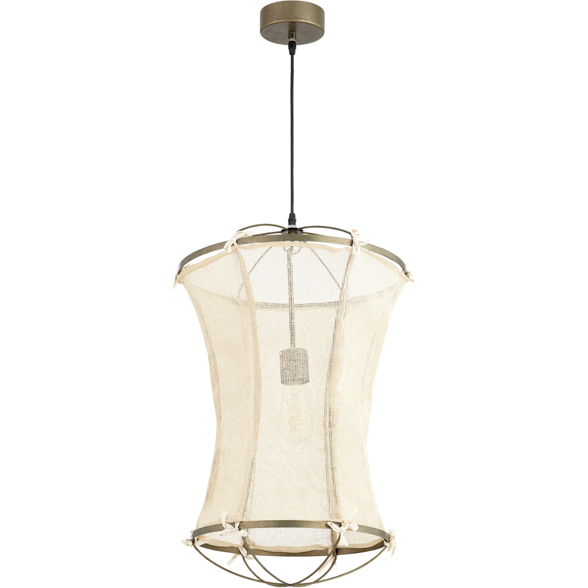 Arabica 1 Light 16 inch Natural Pendant Ceiling Light