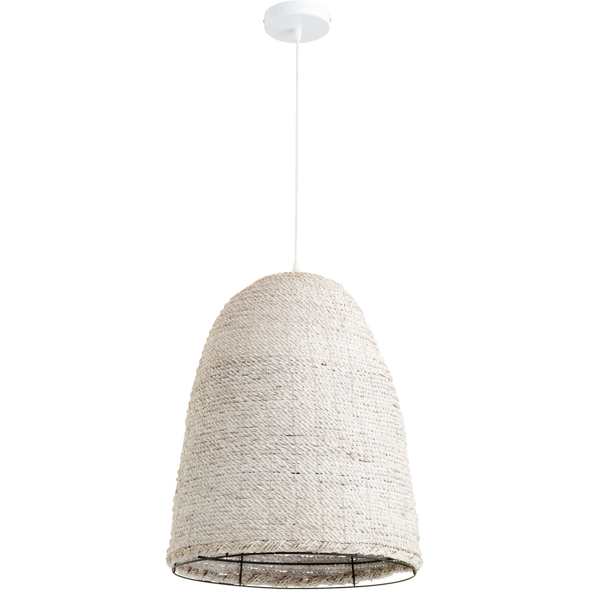 Dedal 1 Light 16.75 inch White Pendant Ceiling Light