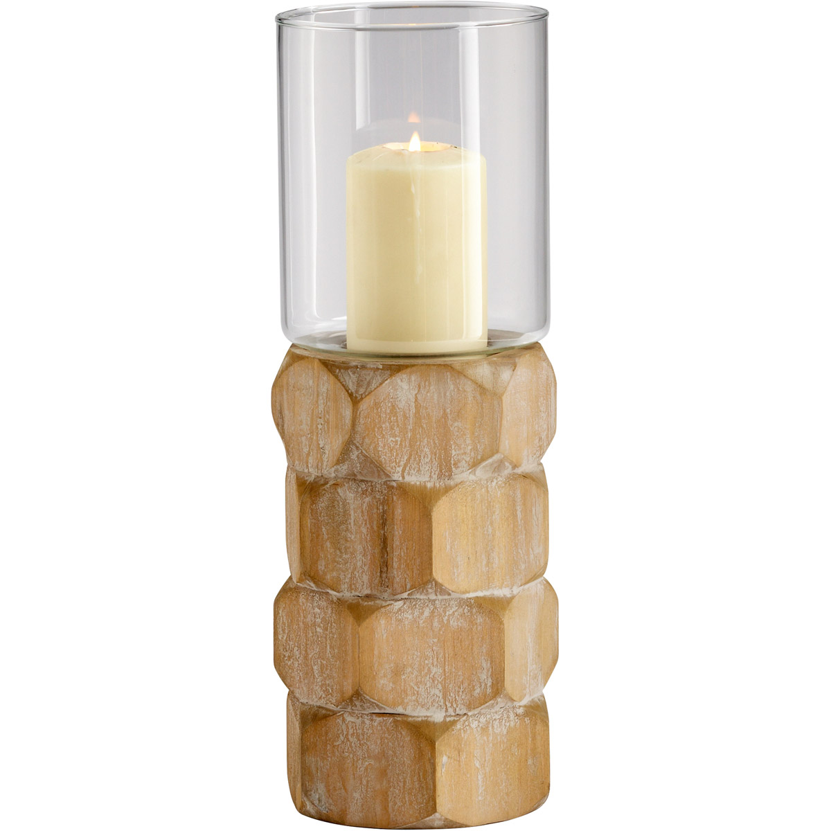 Hex Nut 16.25 X 5.5 inch Candleholder, Large