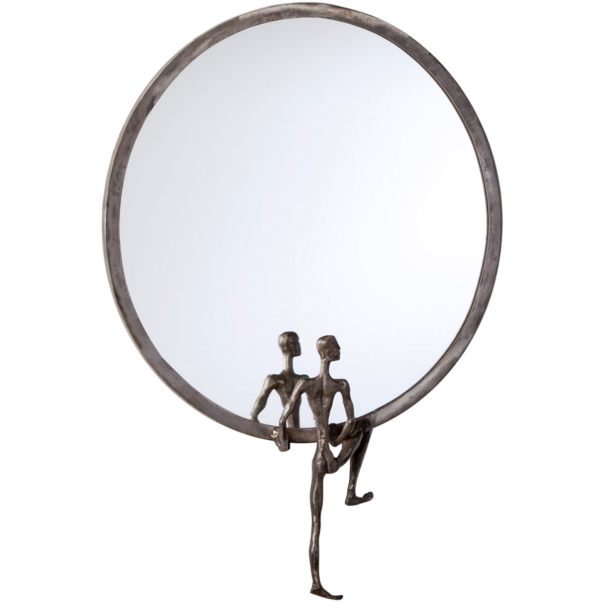 Kobe 24.5 X 18 inch Raw Steel Wall Mirror, Number 1