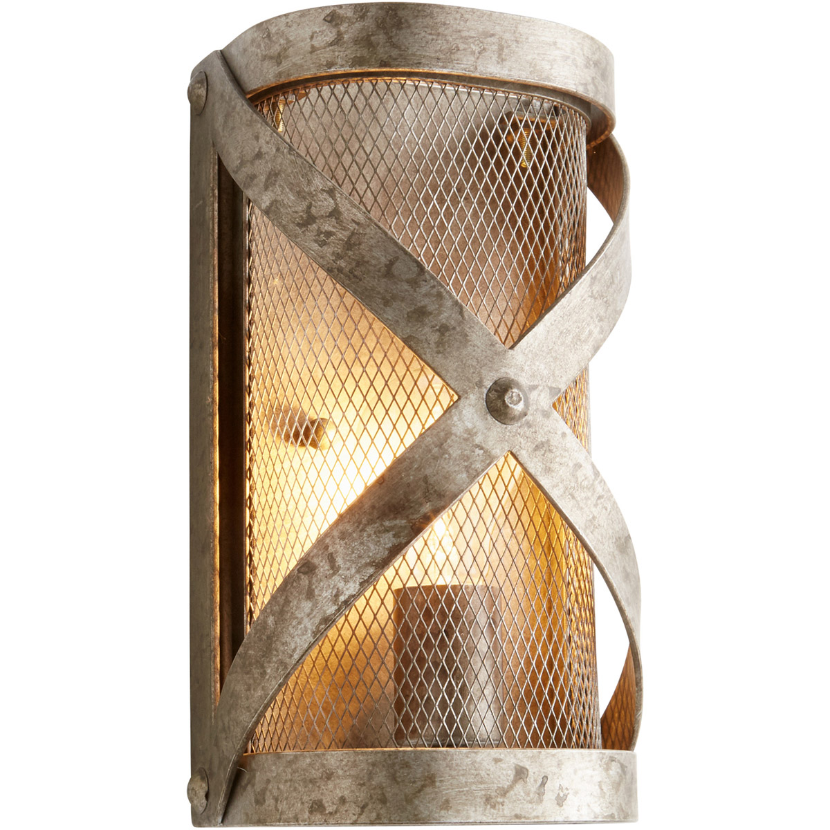 Byzantine 1 Light 6.5 inch Graphite Wall Sconce Wall Light