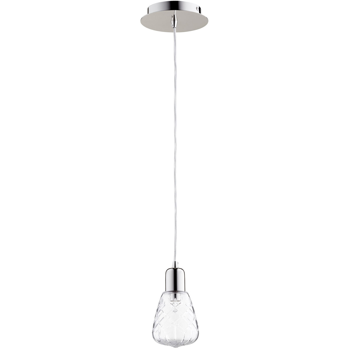 Sweetness & Light 1 Light 3.75 inch Polished Nickel Pendant Ceiling Light