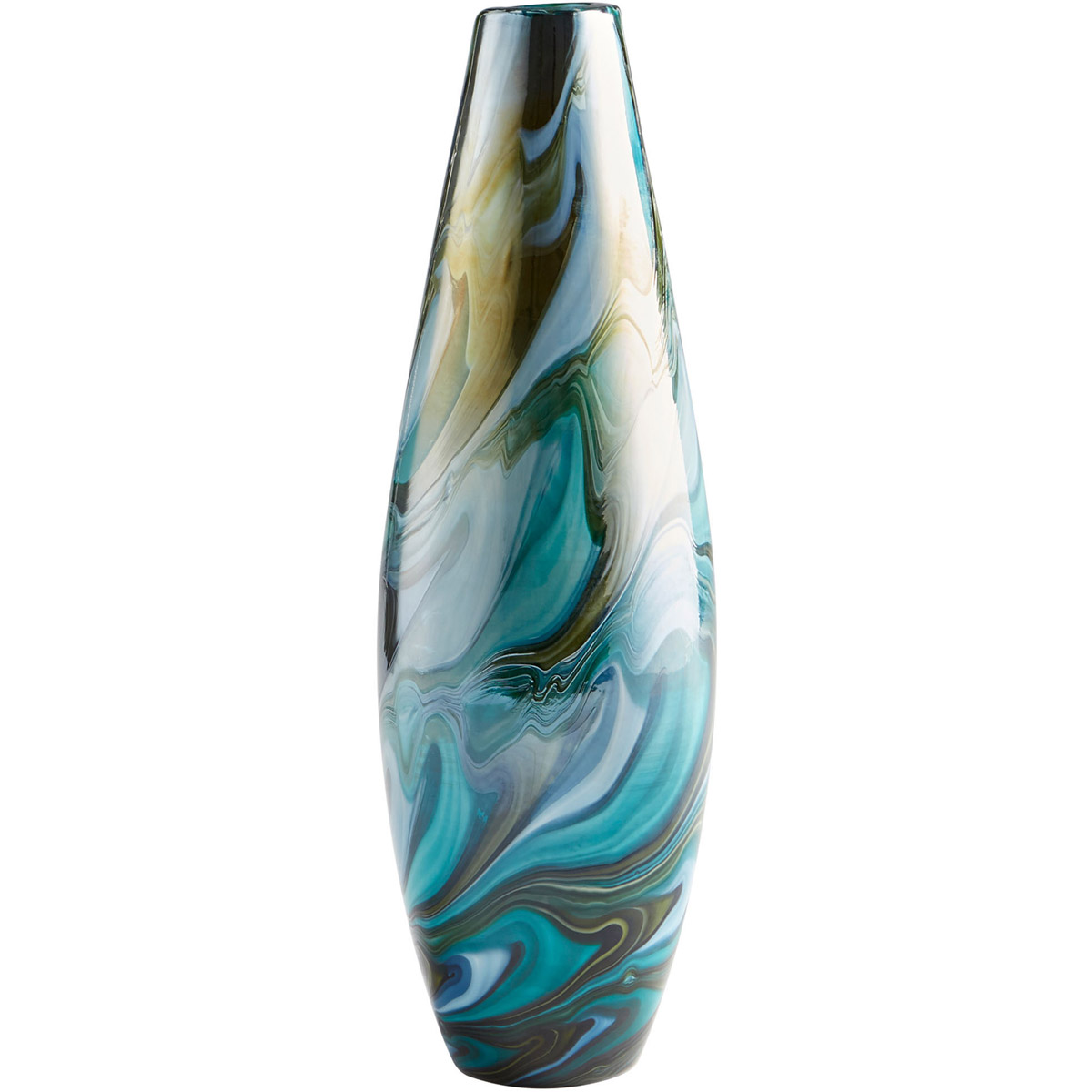 Chalcedony 15.75 X 5 inch Vase, Medium