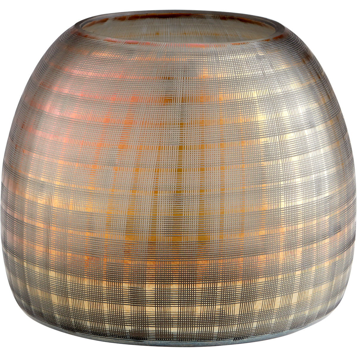 Gradient Grid 12 X 9.5 inch Vase