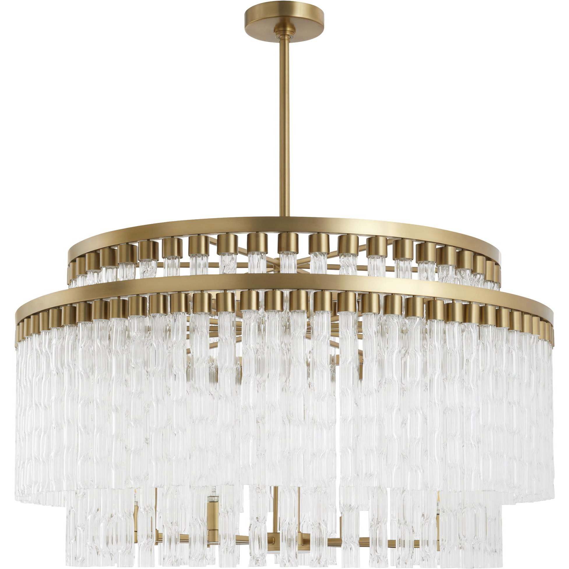 Nobel 12 Light 37 inch Aged Brass Chandelier Ceiling Light