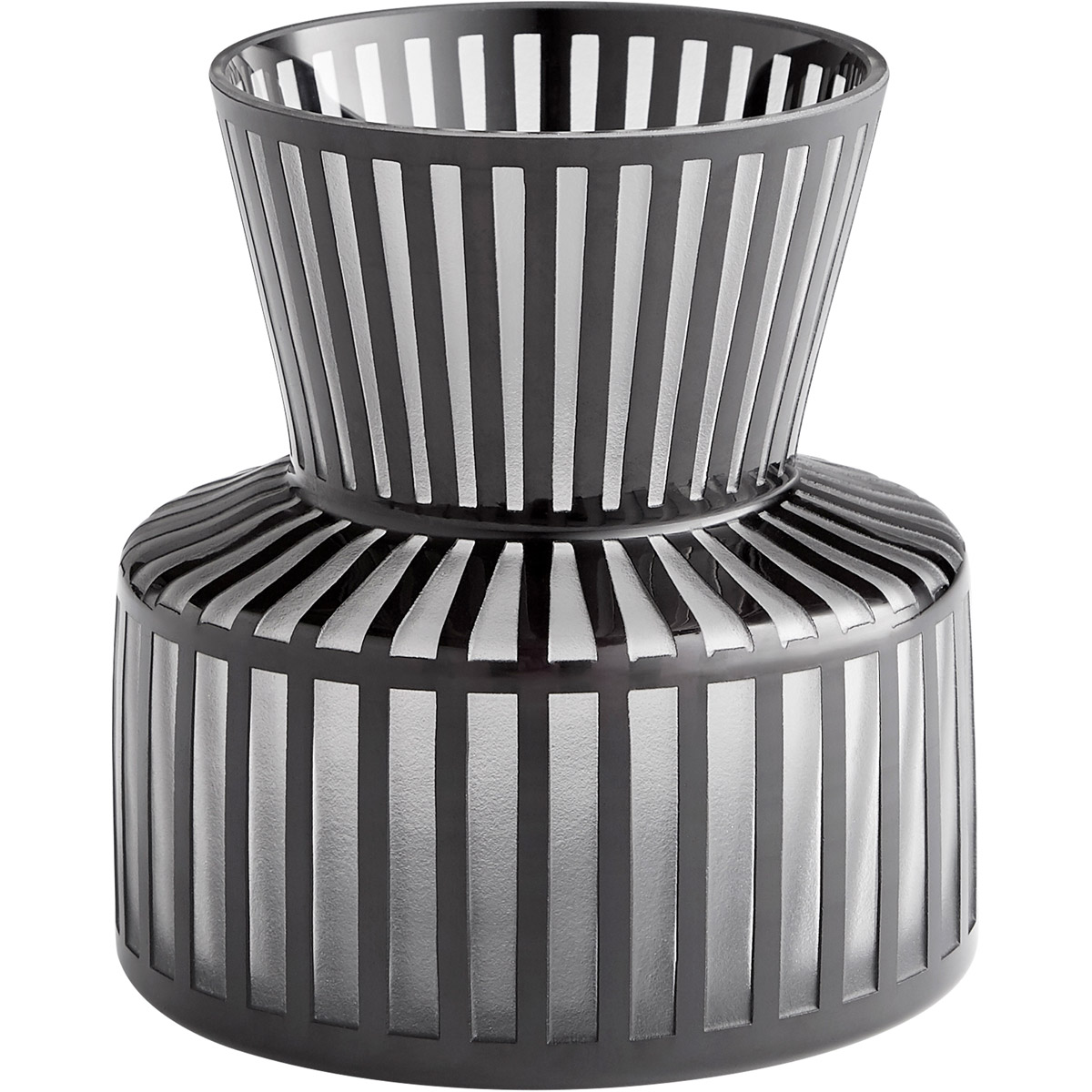 Lined Up 7.25 X 6.75 inch Vase