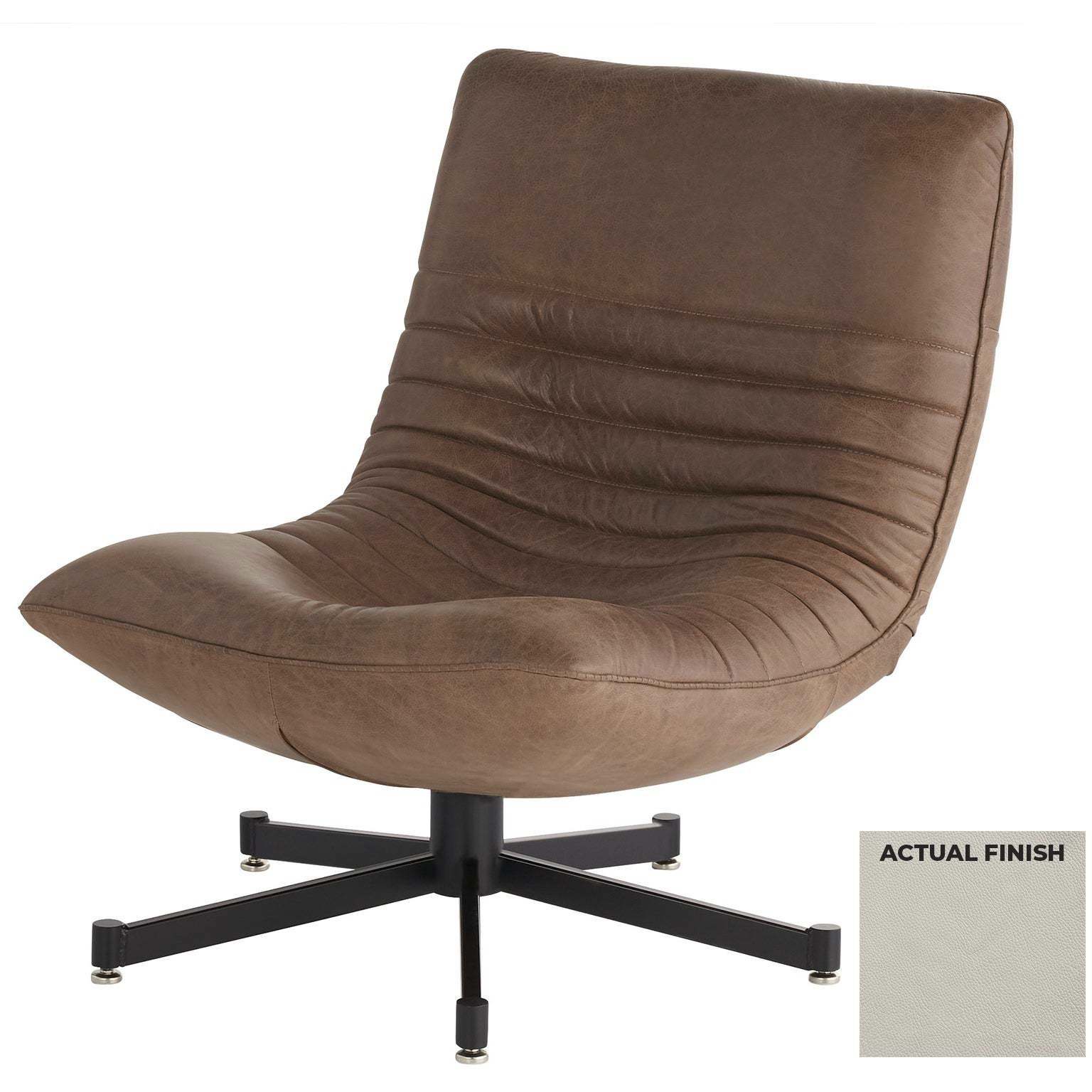 Eduarda Black and Taupe Arm Chair