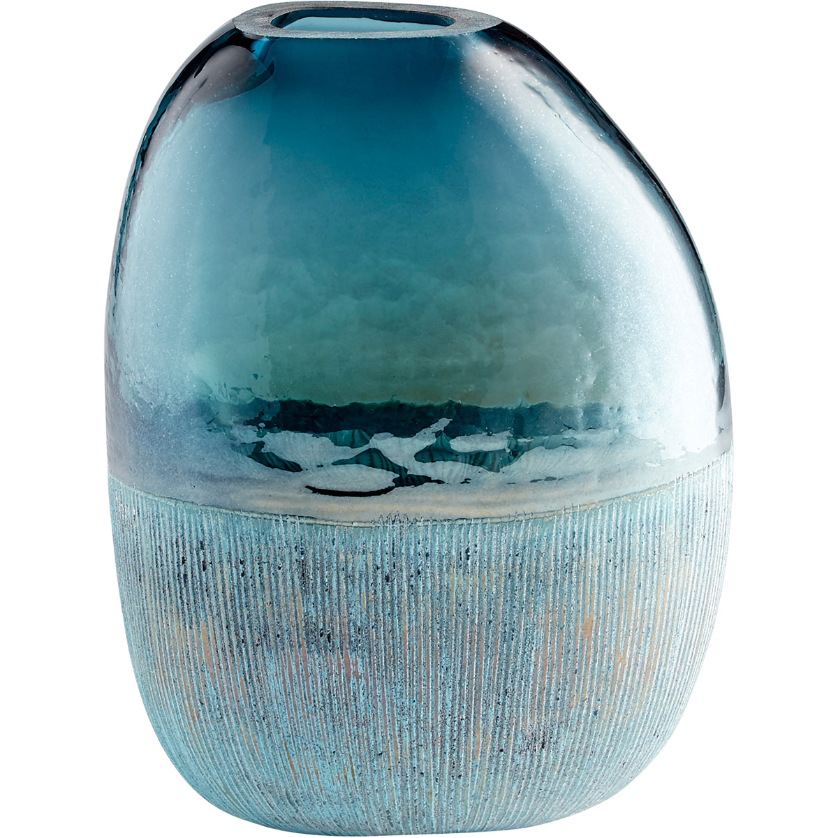 Cape Caspian 10.25 X 7.5 inch Vase, Large