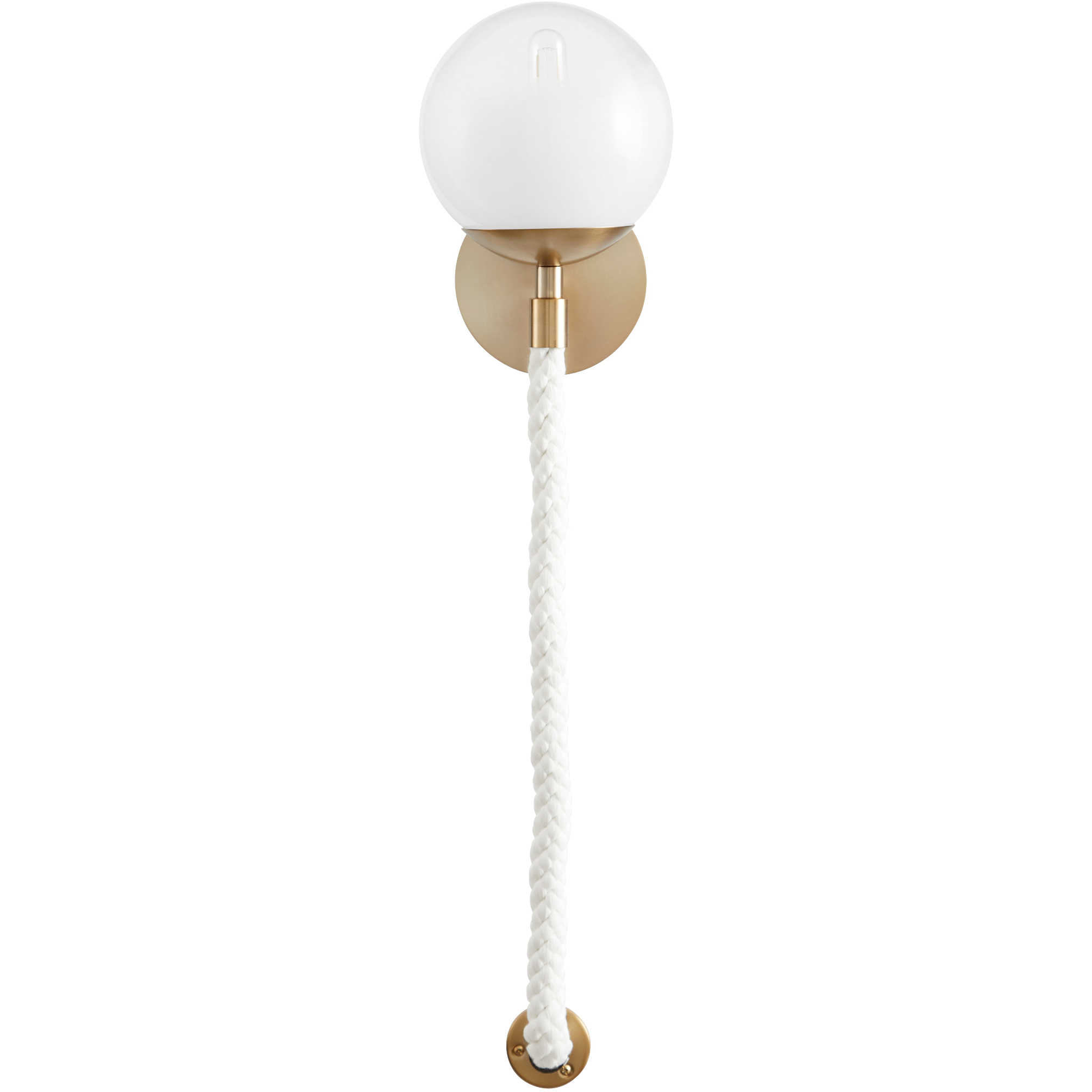 Rockport 1 Light 7 inch Aged Brass Wall Sconce Wall Light