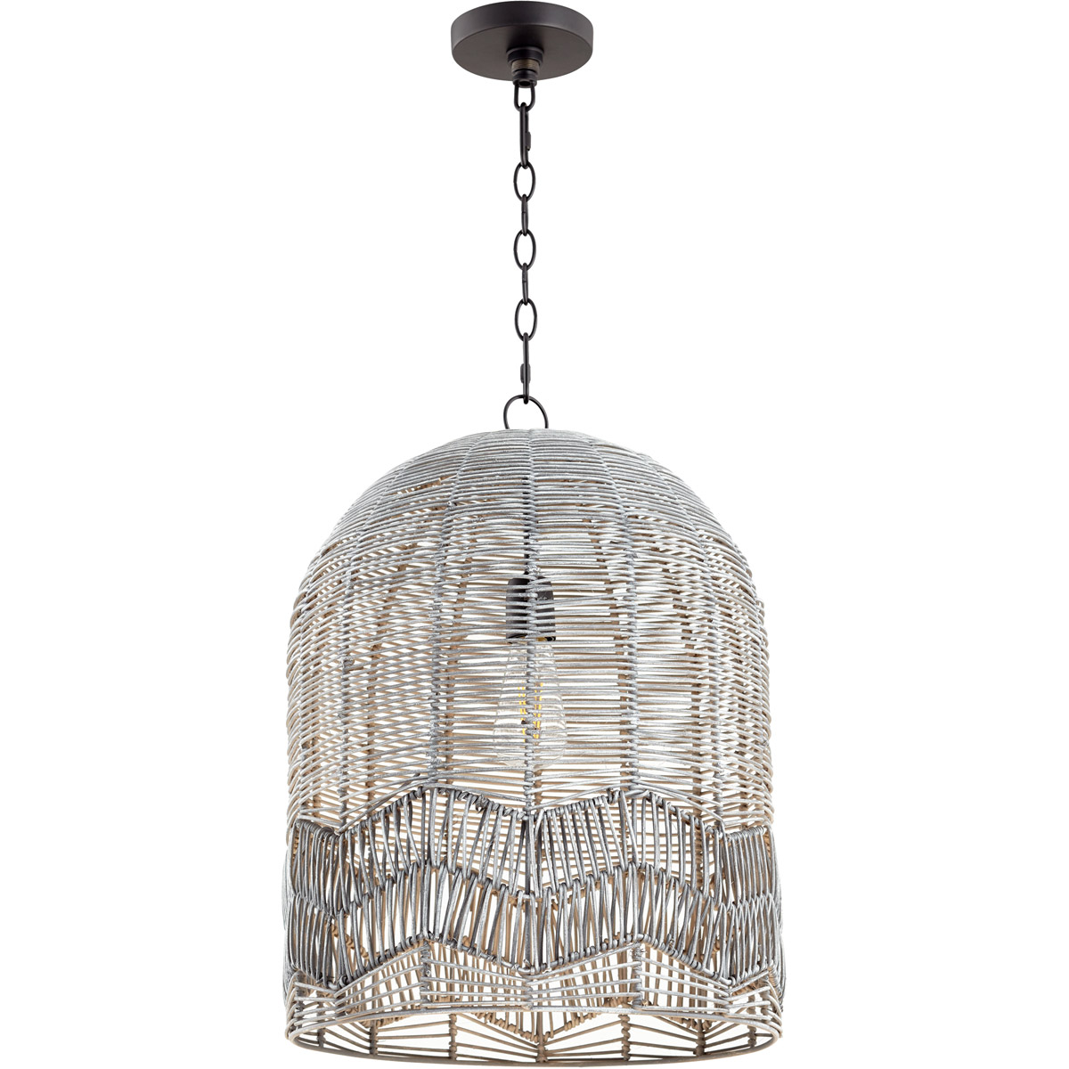 Vagabond 1 Light 16 inch Noir Pendant Ceiling Light
