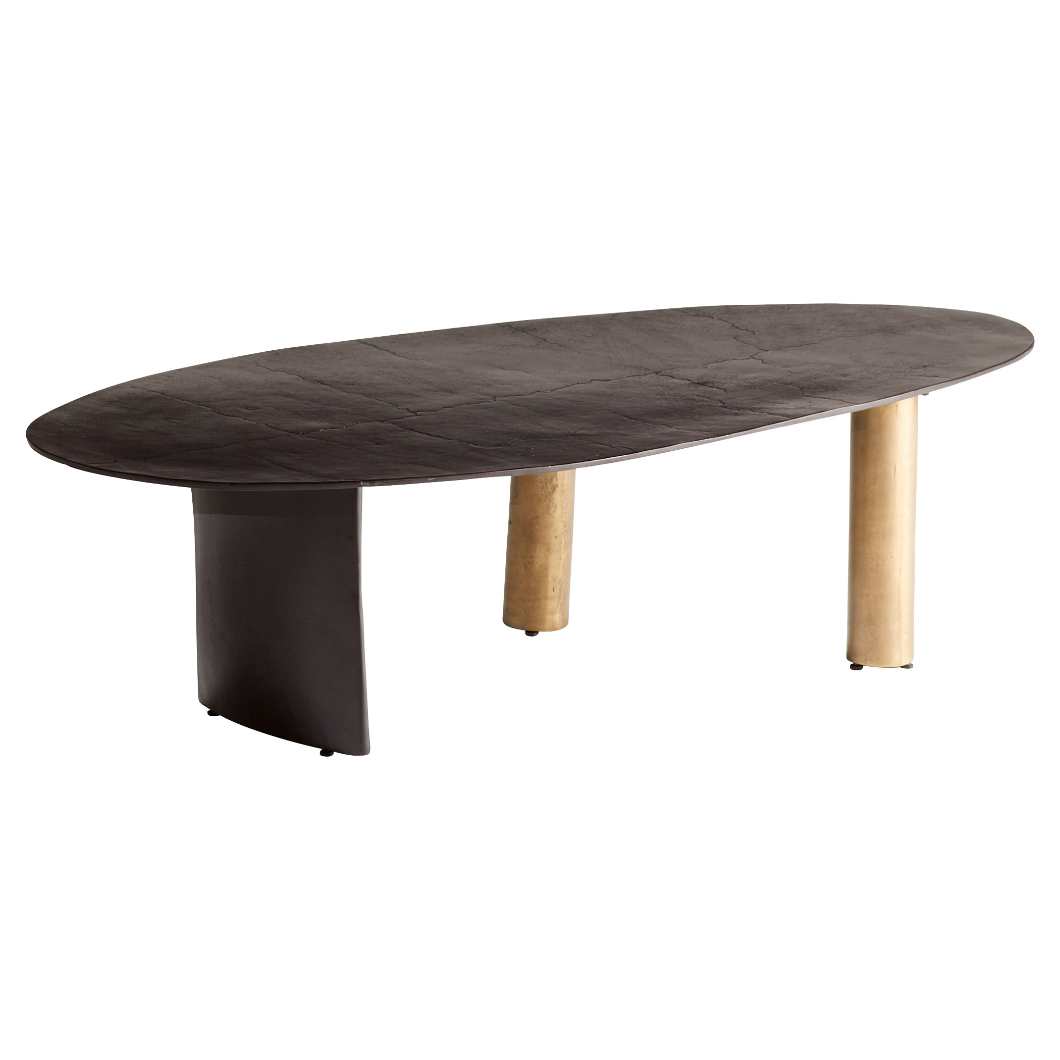 Draco 62.5 X 30 inch Bronze Coffee Table