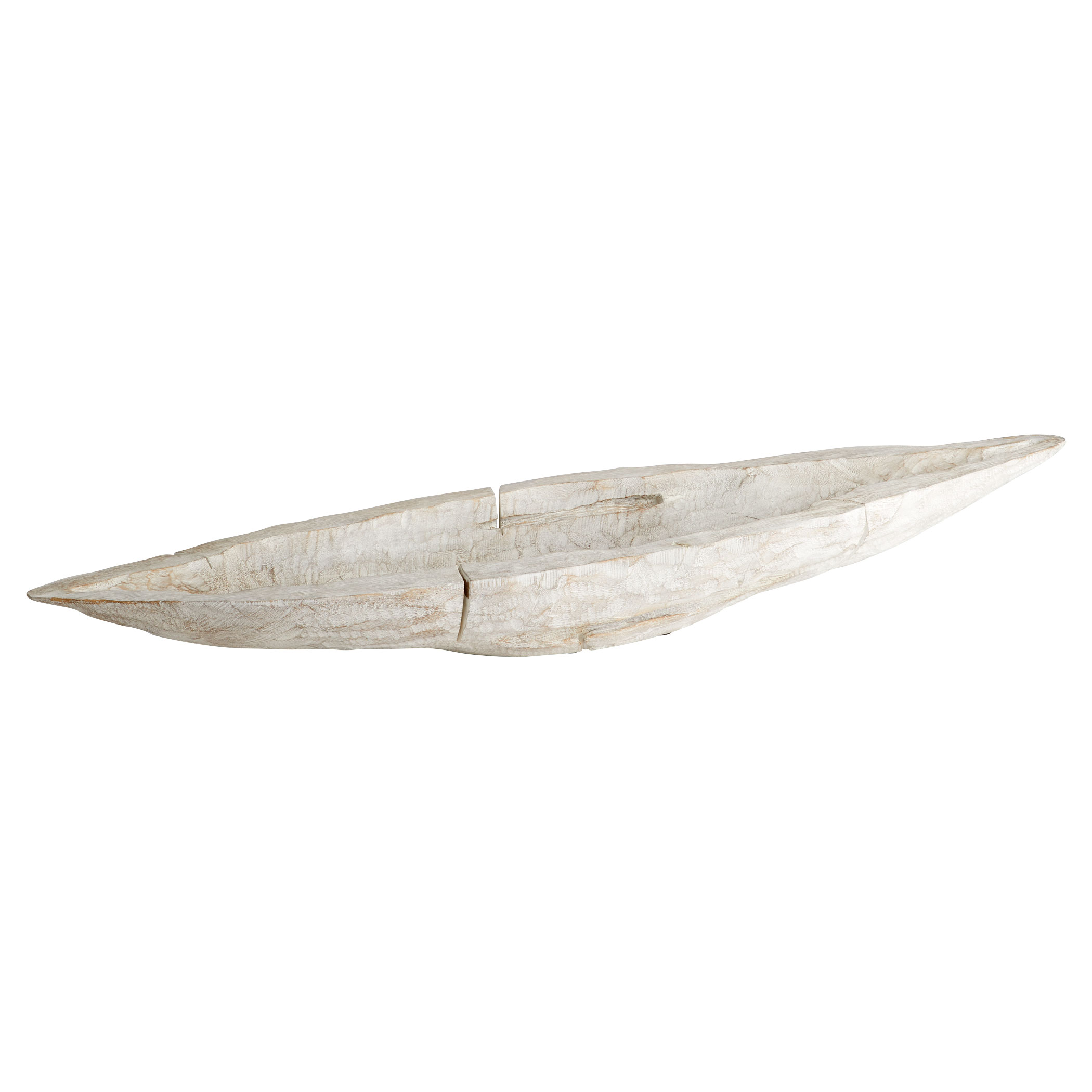 Navarro Whitewashed Tray, Large