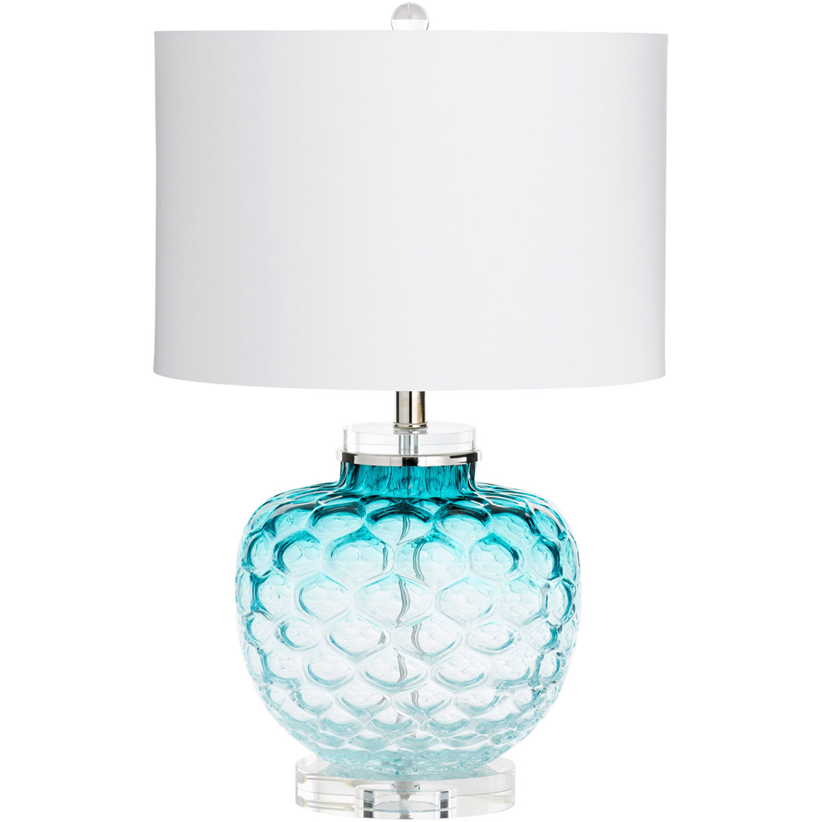 Ballard 24 inch 100.00 watt Teal Table Lamp Portable Light in Bulb Not Included
