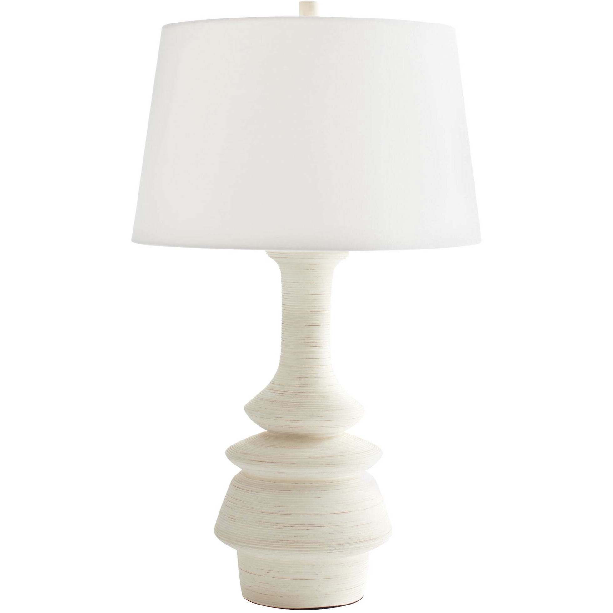Barcelona 30 inch 60 watt Off-White Table Lamp Portable Light