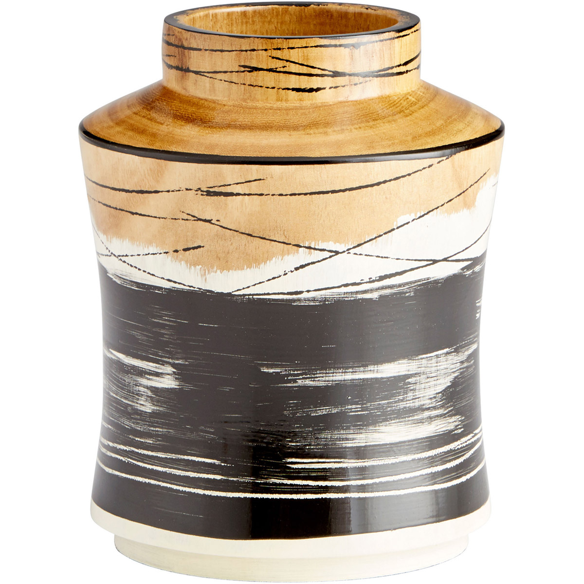 Snow Flake 8.5 X 6.5 inch Vase