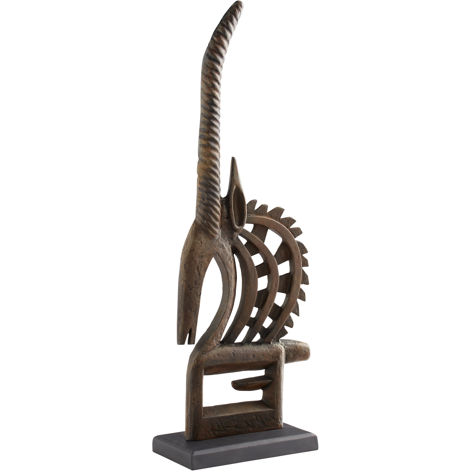 Antelope 31.75 X 5.5 inch Chi Wara Sculpture