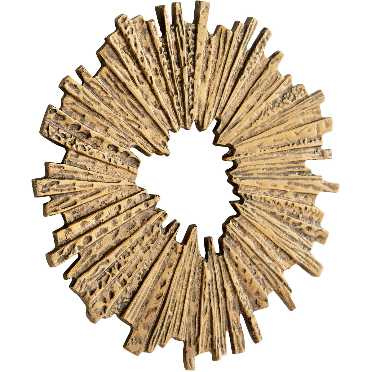 Abra Antique Brass Wall Decor, Small