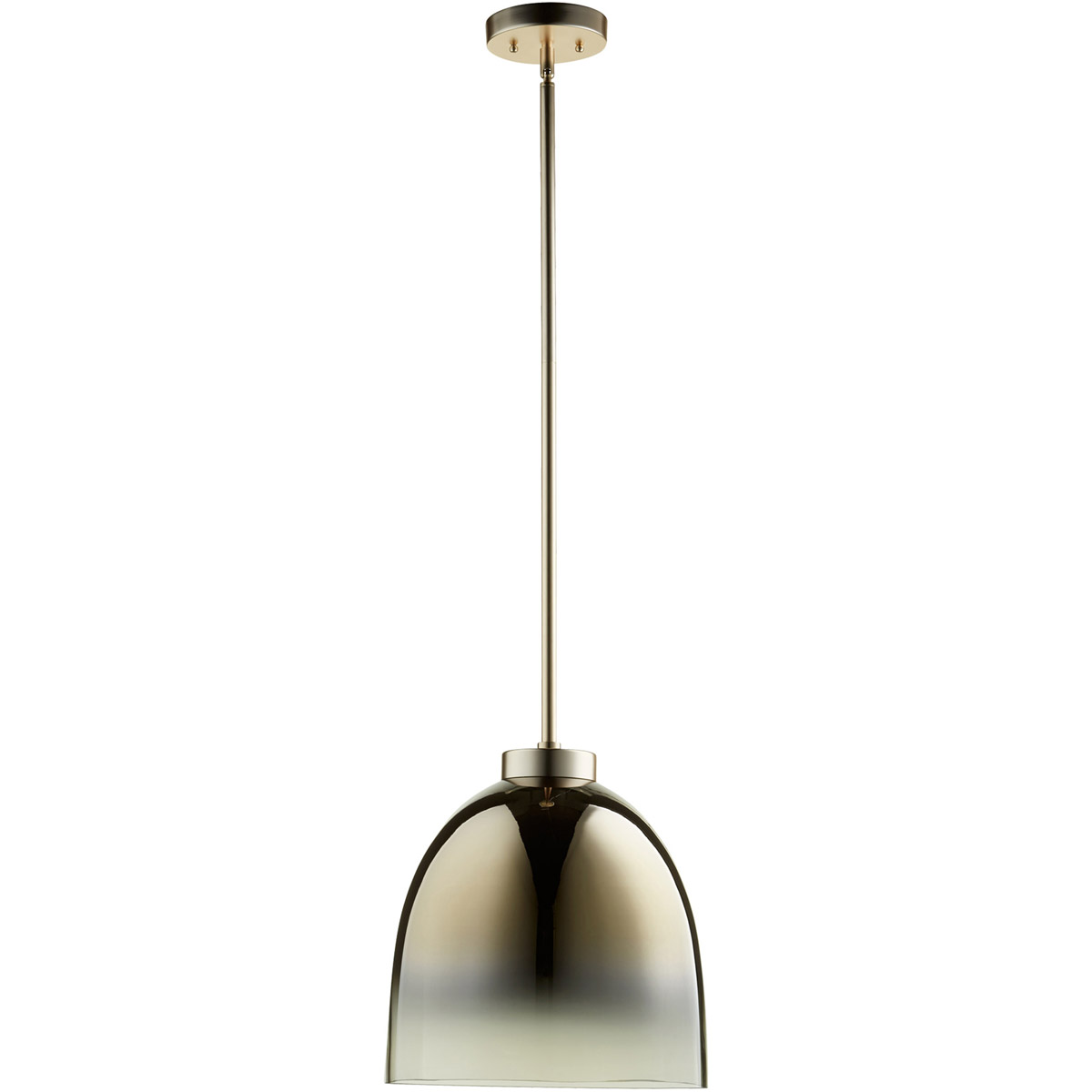 Parlor 1 Light 13 inch Satin Gold Pendant Ceiling Light