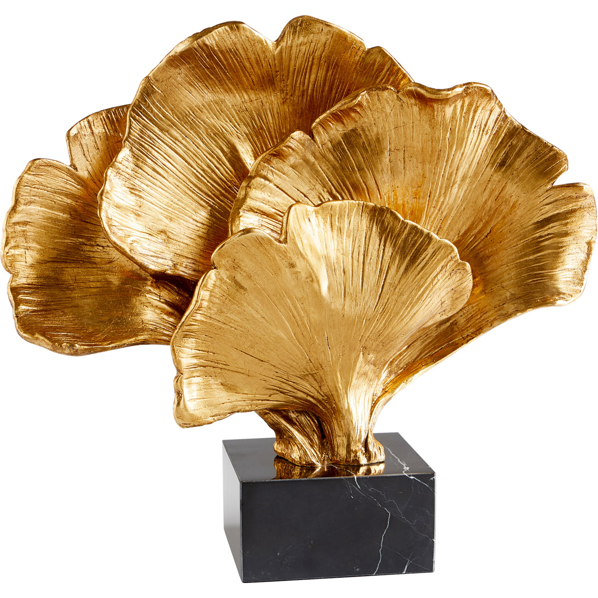 Gilded Bloom 15.5 X 14.25 inch Sculpture