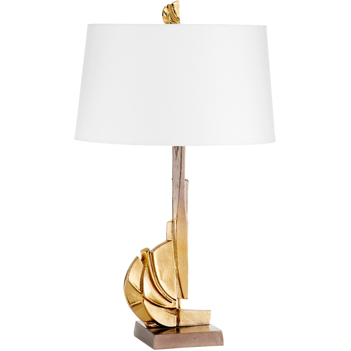 Crescendo 29.5 inch 40 watt Antique Brass Table Lamp Portable Light