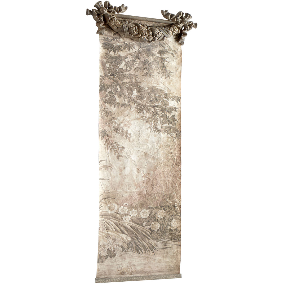 Hidden Garden Chinoiserie Nantucket Gray Wall DTcor