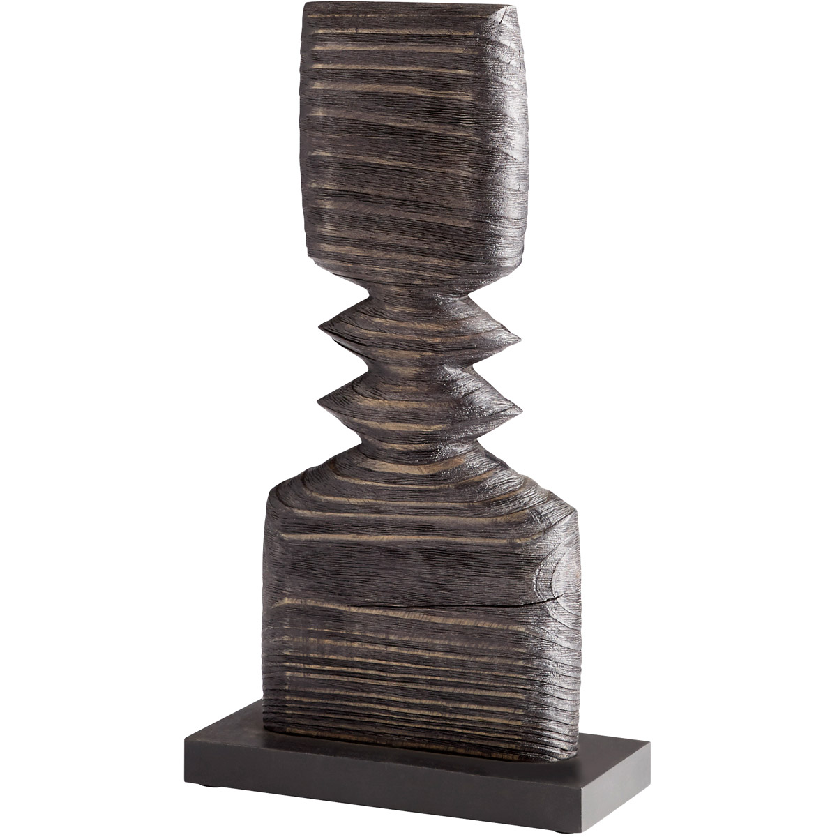 Dark 16.5 X 9 inch Sculpture, Square