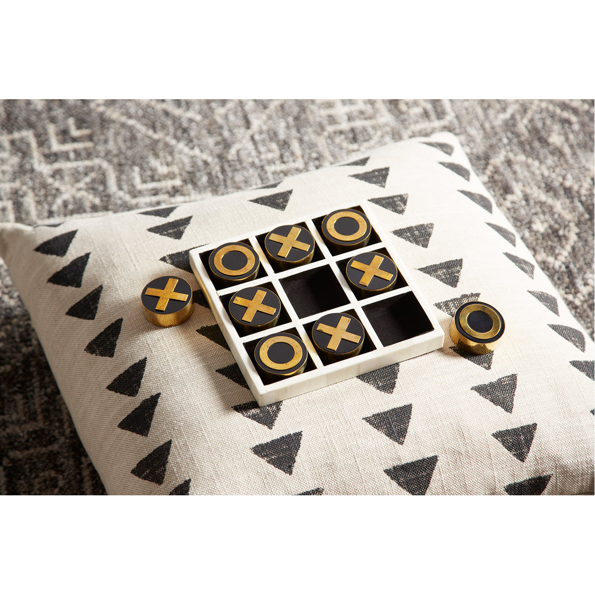 Noughts & Crosses 8 X 1.5 inch Sculpture