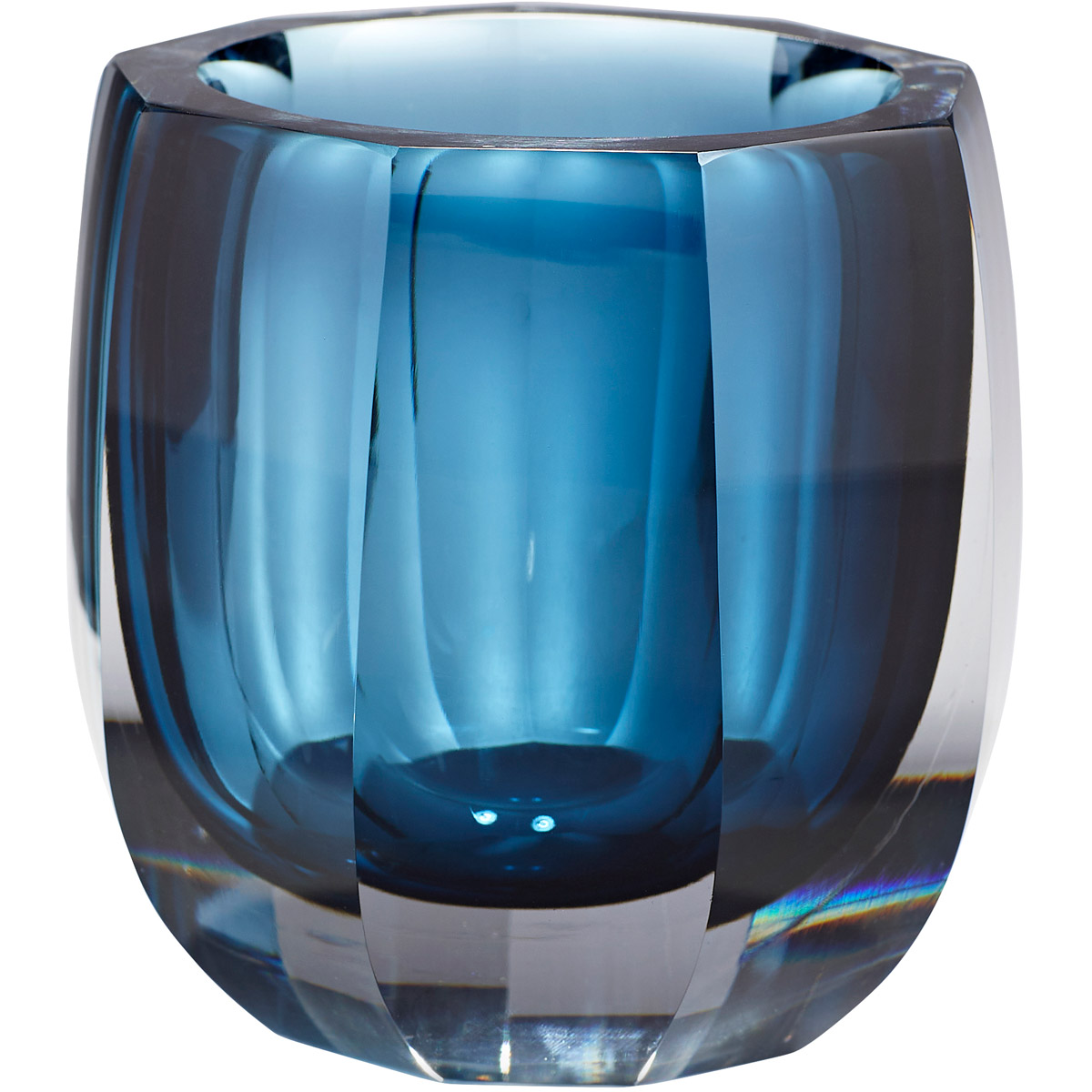 Azure Oppulence 5 X 5 inch Vase, Large