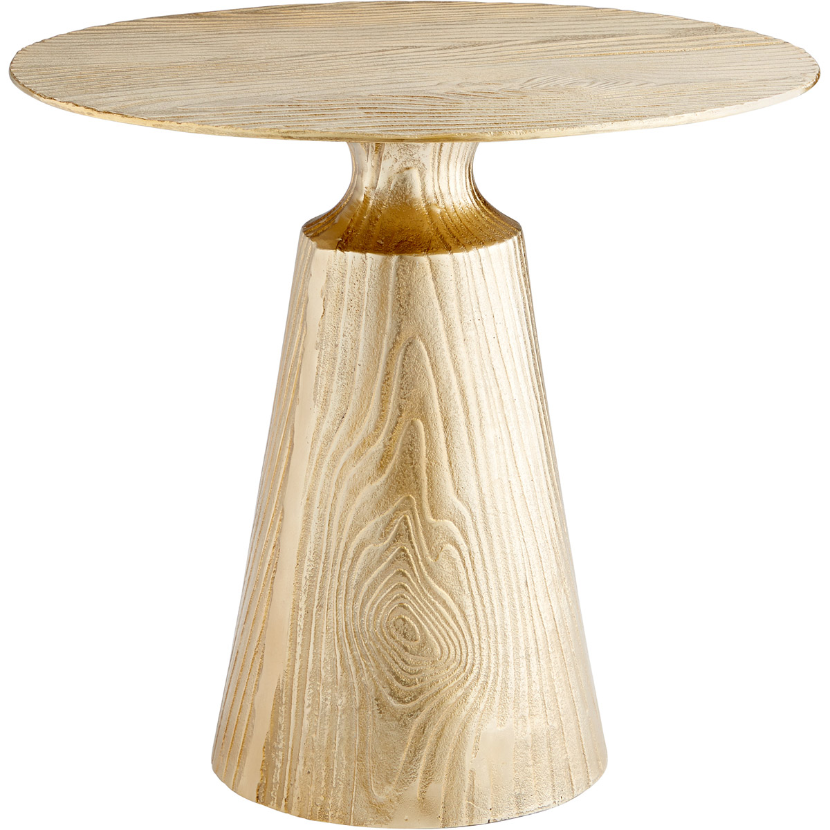 Oregonia 20.75 inch Brass Side Table