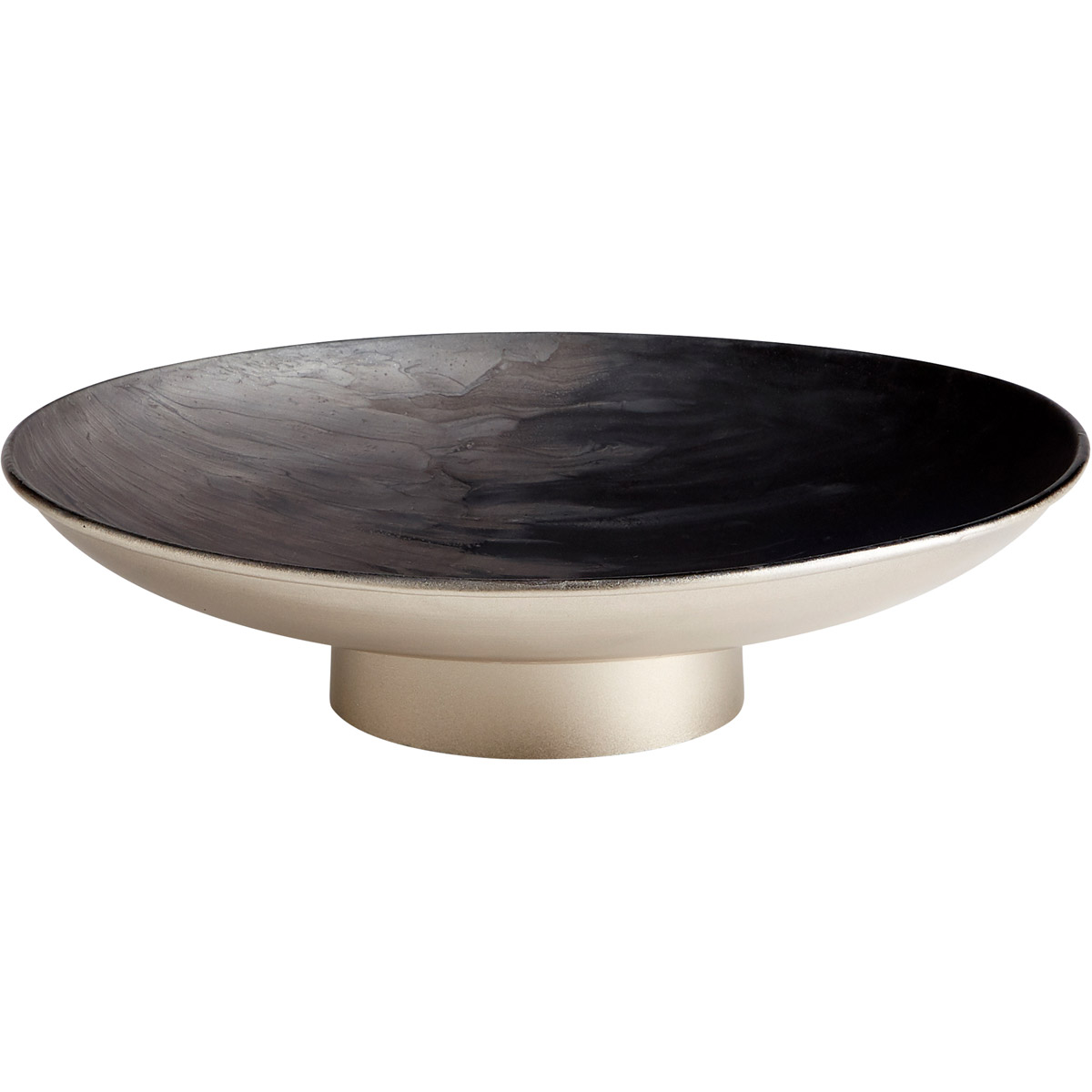 Dual Tone 14 inch Matt And Black Pearl Plate