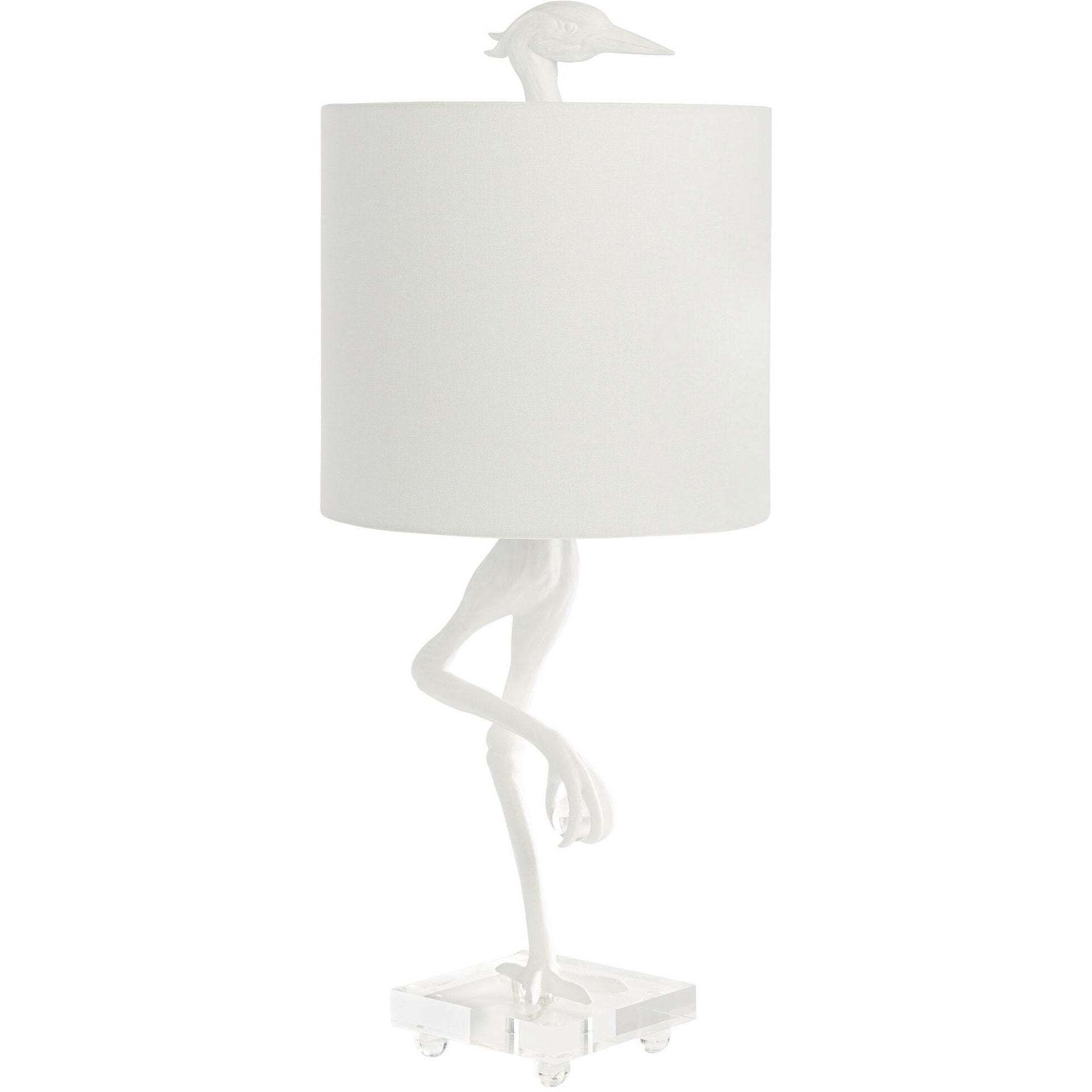 Ibis 34.25 inch 100.00 watt White Table Lamp Portable Light