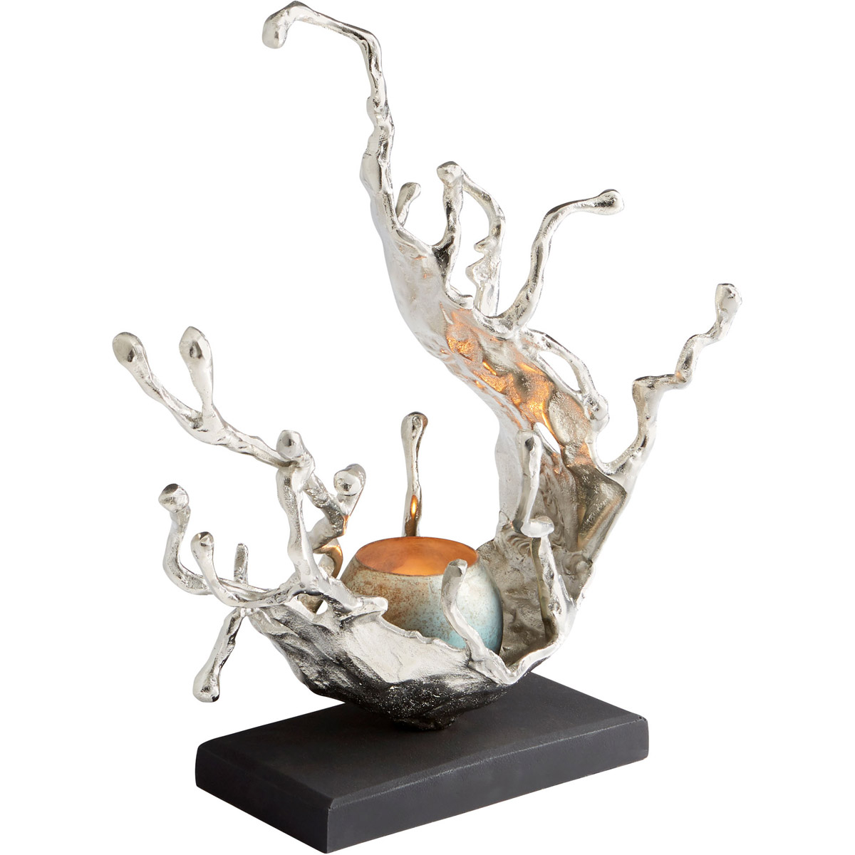 Aqueous 19 X 17.25 inch Candleholder
