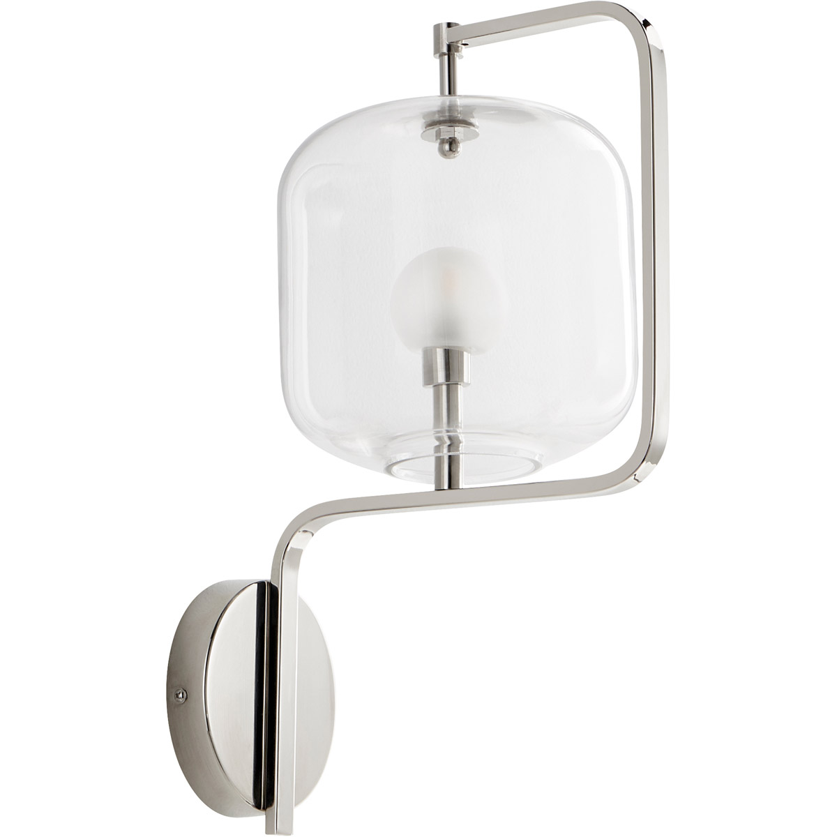 Isotope 1 Light 6.75 inch Polished Nickel Wall Sconce Wall Light