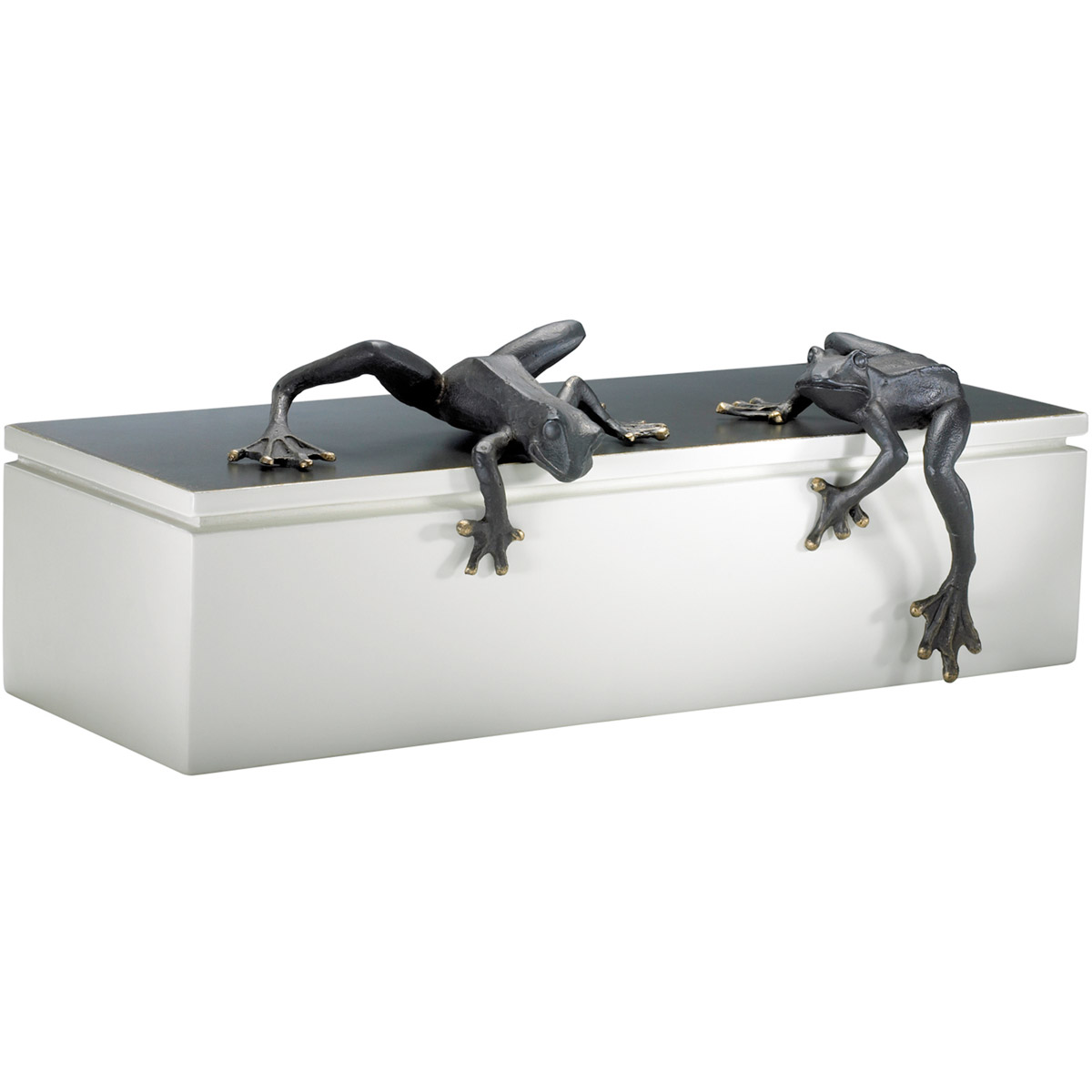 Iron Frogs 7 X 2.75 inch Sculpture