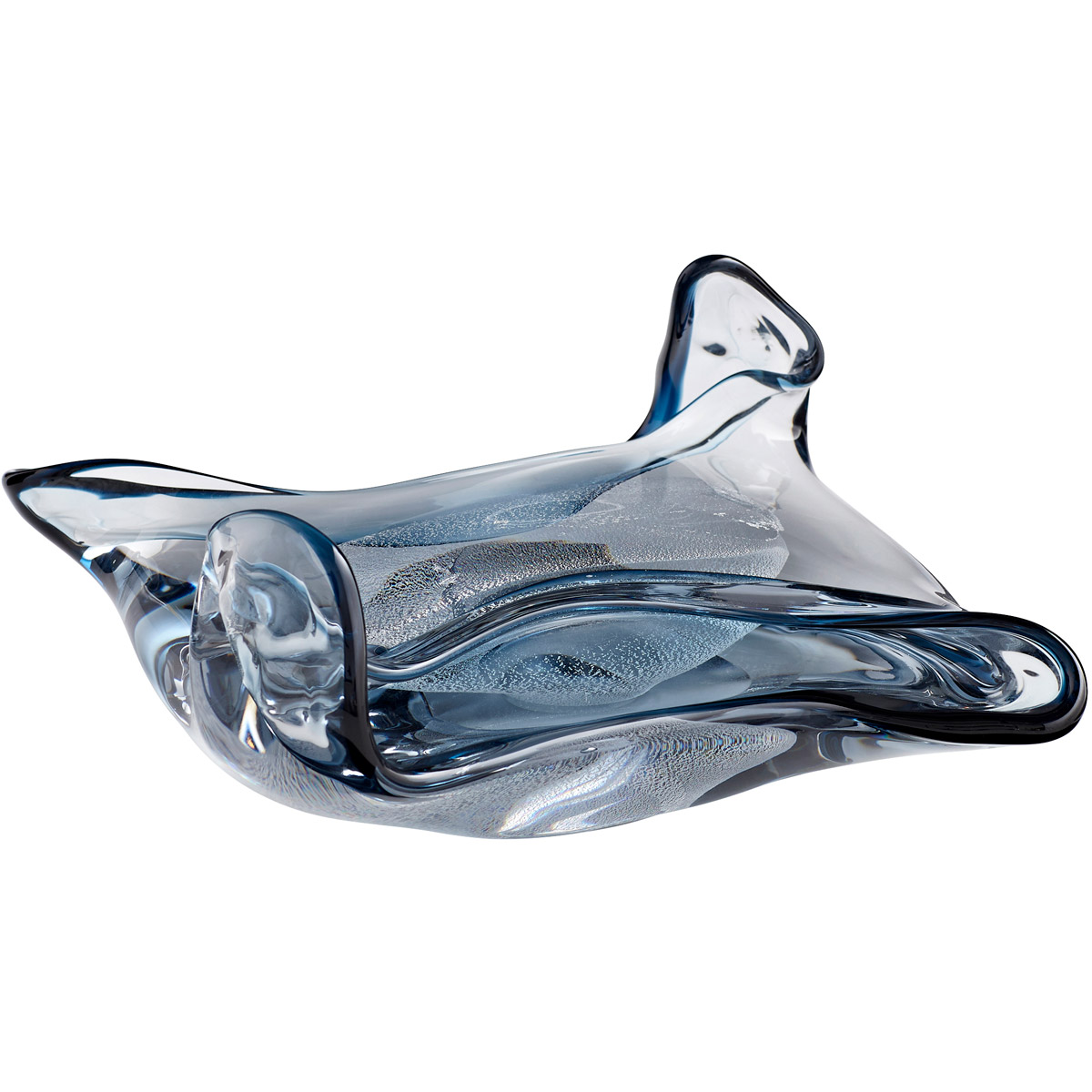 Blue Oppulence 7 X 1.5 inch Vase