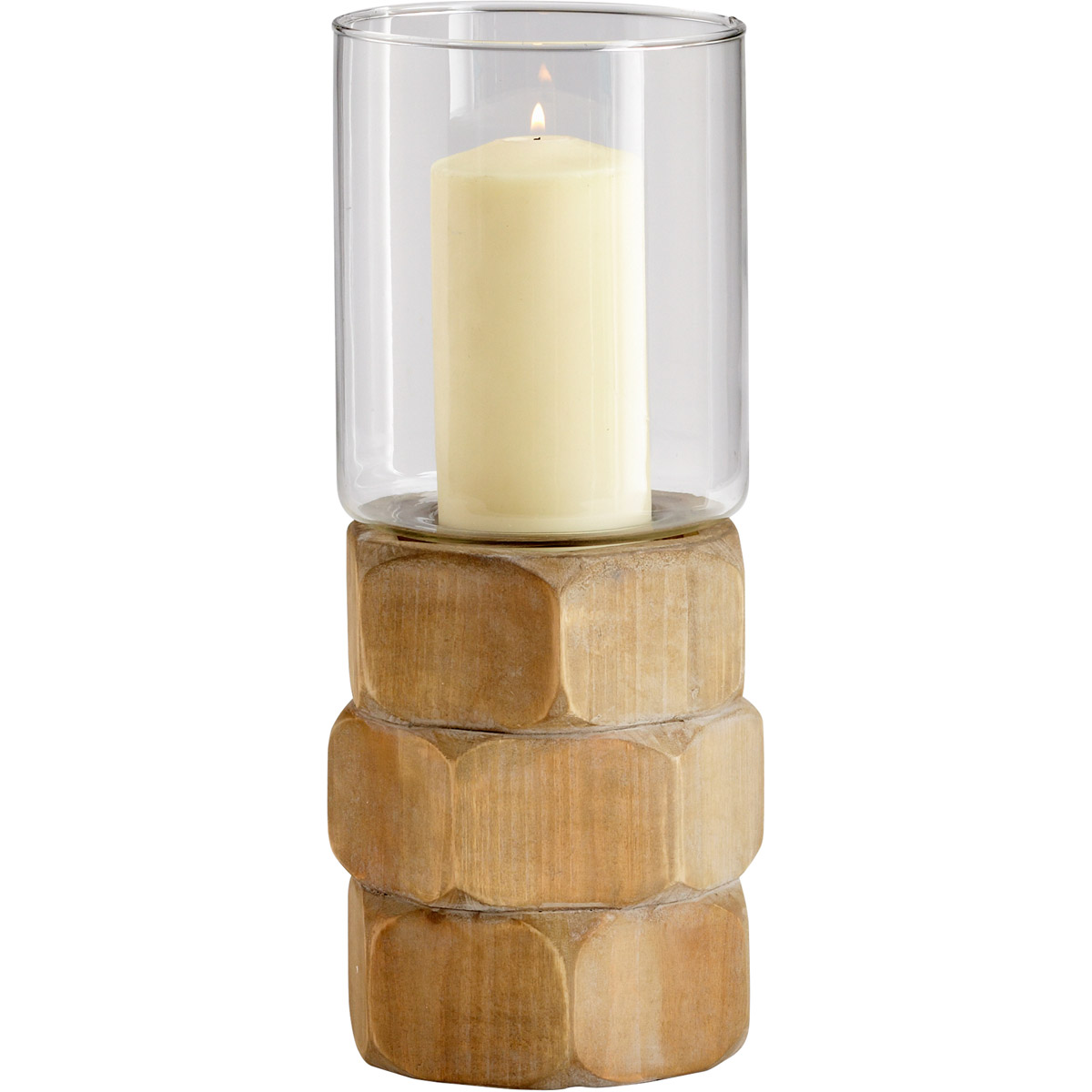Hex Nut 14 X 5.5 inch Candleholder, Medium