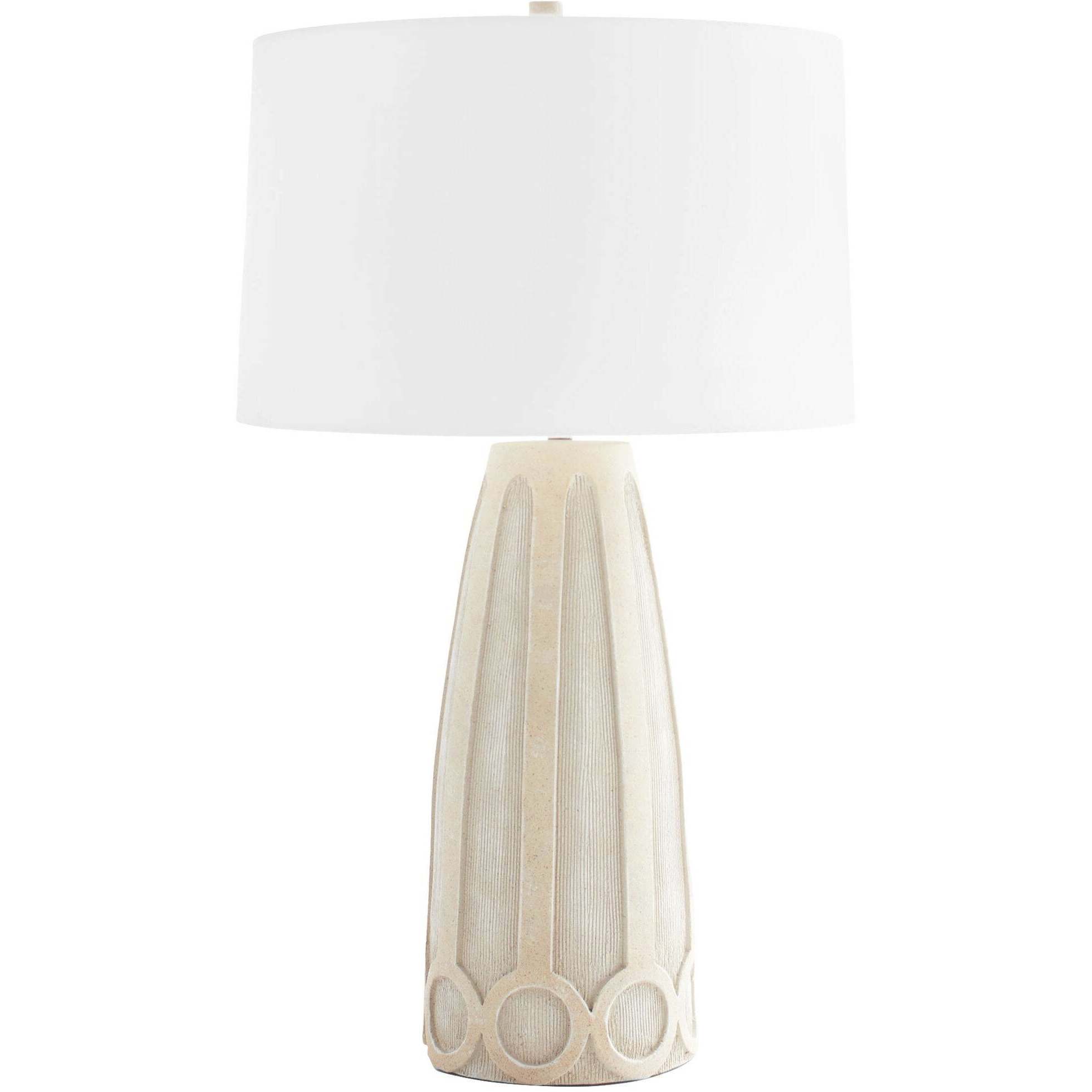 Camden 30 inch 60 watt Beige Table Lamp Portable Light