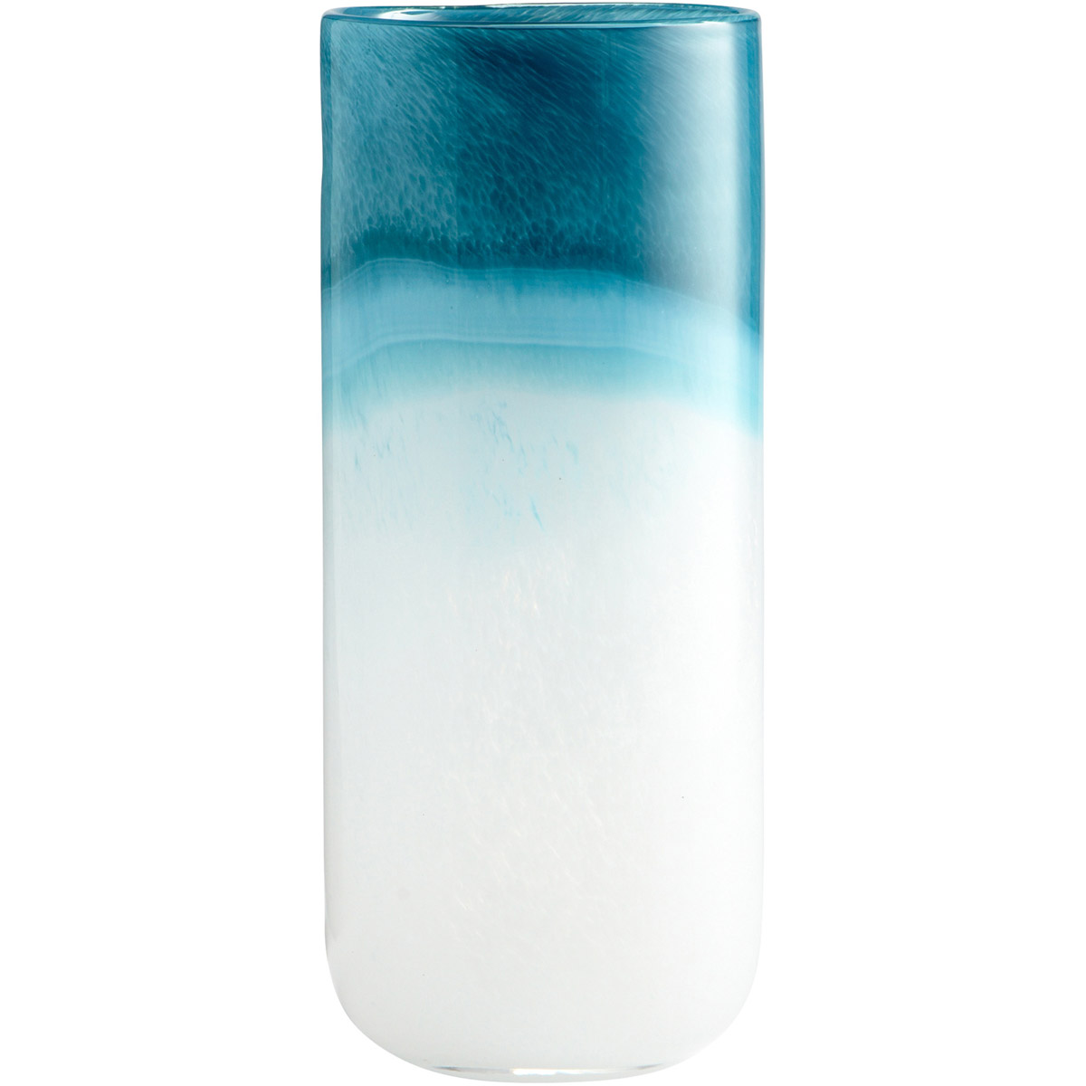 Turquoise Cloud 13.5 X 5.4 inch Vase, Large