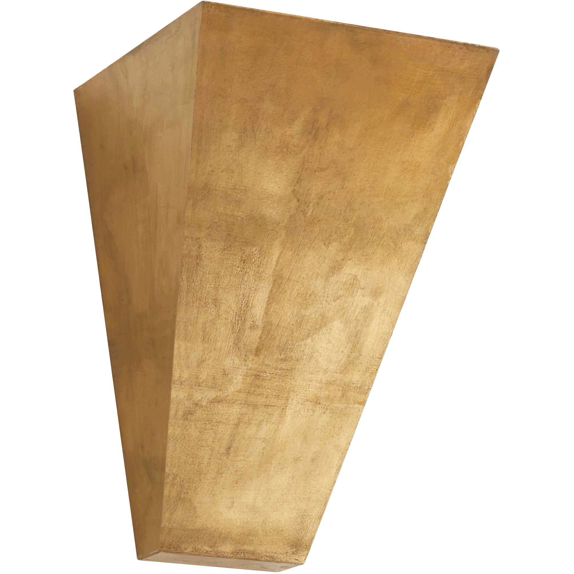 Doro 8 inch Gold Leaf Wall Shelf, Large