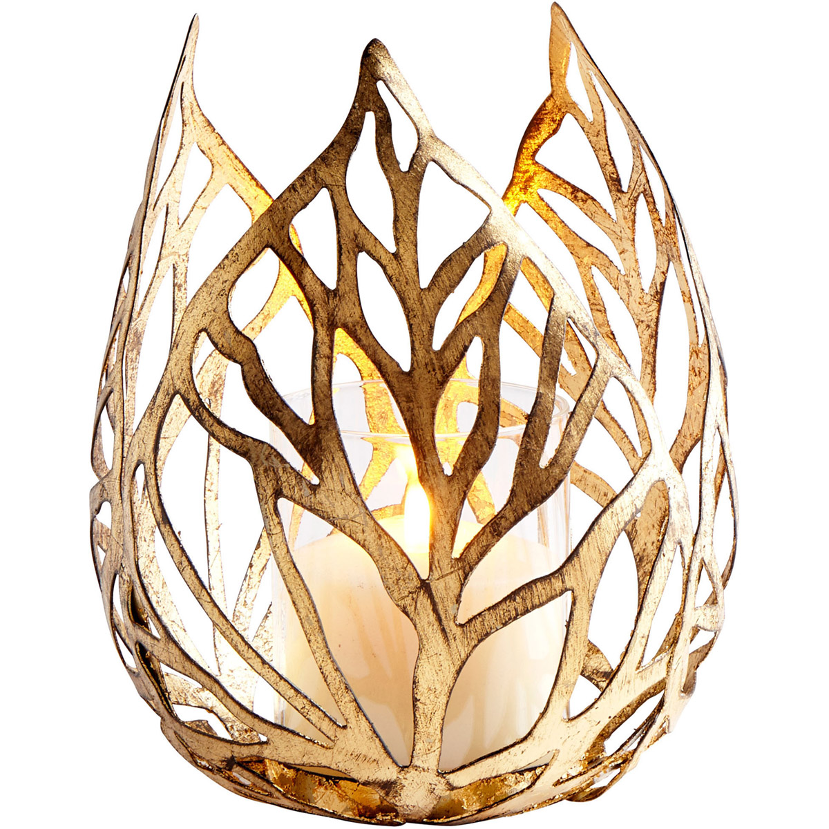 Sunrise Flame 8.25 X 6.25 inch Candle Holder, Large